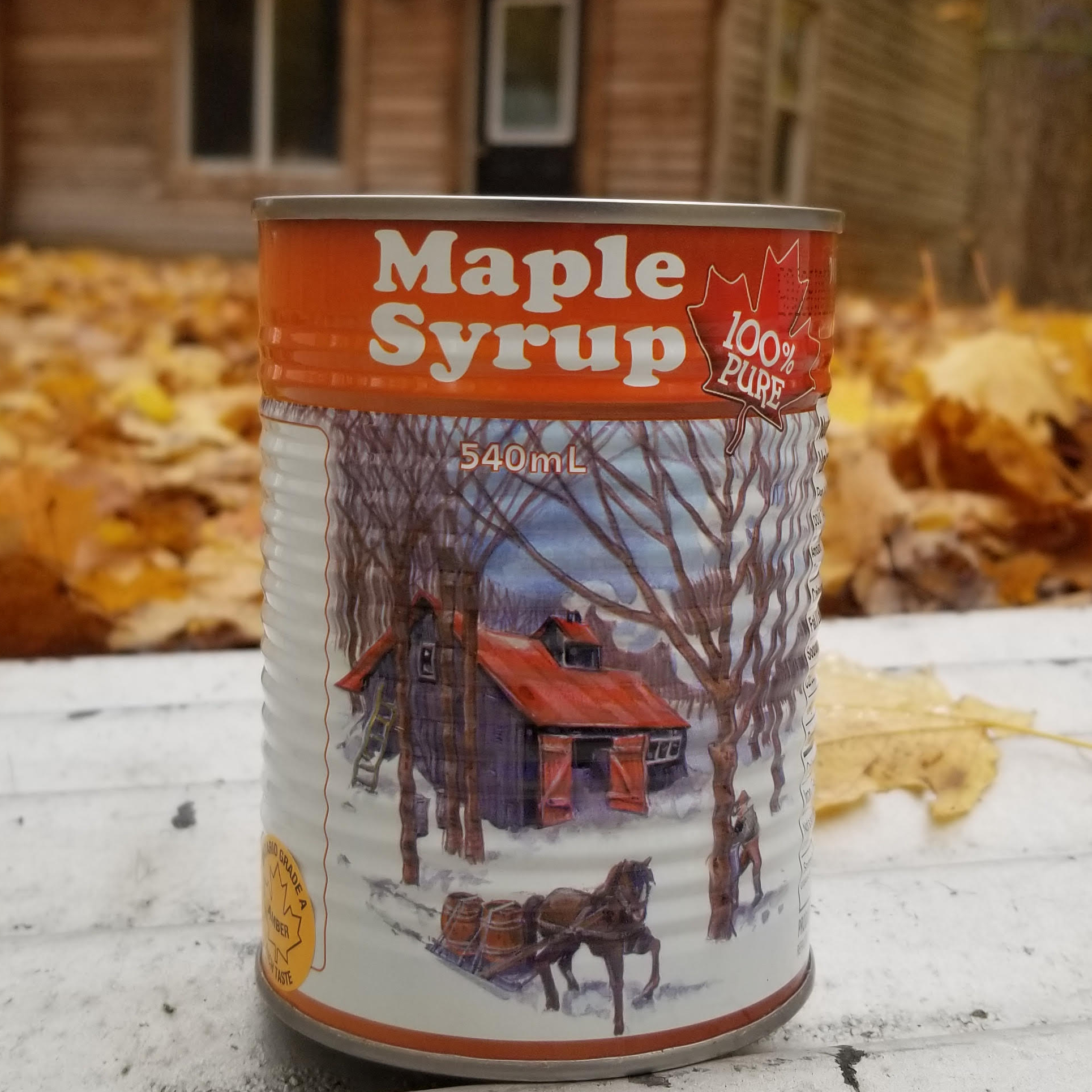 540ml Syrup Can – Wiebe Maple Products